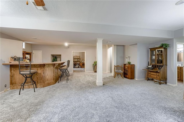 1021 SW Summit Falls Dr, Lees Summit, MO 64081 - indoor bar with carpet flooring