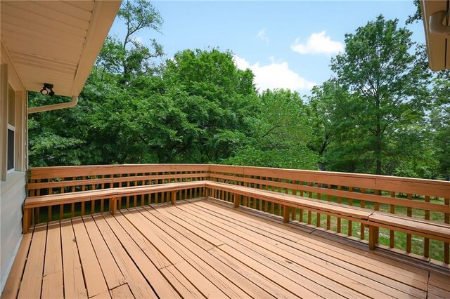 2415 E 126th St, Kansas City, MO 64146 - view of deck