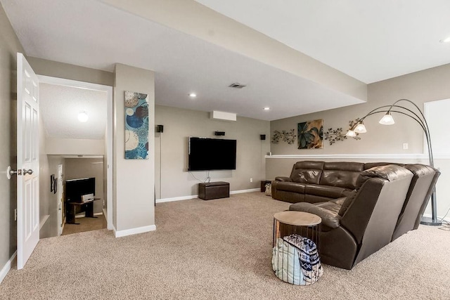 1912 Sequoia Dr, Raymore, MO 64083 - carpeted living area with baseboards