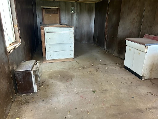 895 Cloud Rd, Salina, KS 67436 - miscellaneous room featuring wooden walls