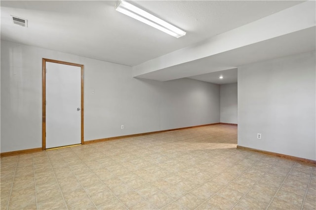 13109 W 65th St, Shawnee, KS 66216 - finished basement featuring recessed lighting and light floors