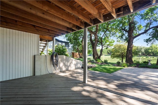 13109 W 65th St, Shawnee, KS 66216 - view of wooden deck