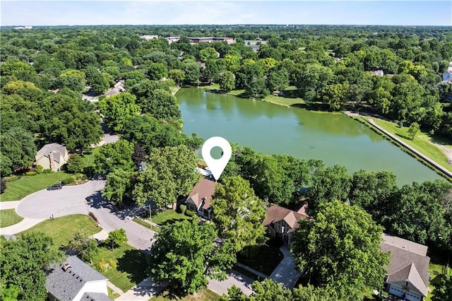 13109 W 65th St, Shawnee, KS 66216 - bird's eye view of a nearby body of water