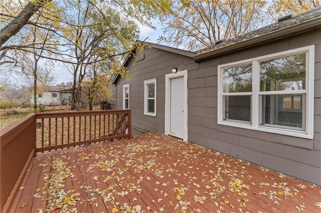 320 N Cedar Ave, Independence, MO 64053 - view of wooden deck