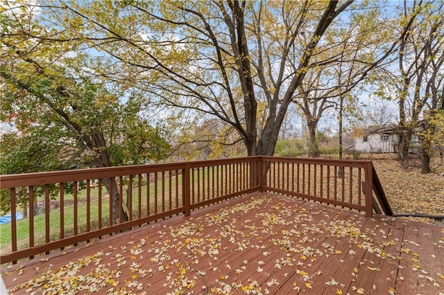 320 N Cedar Ave, Independence, MO 64053 - view of wooden deck