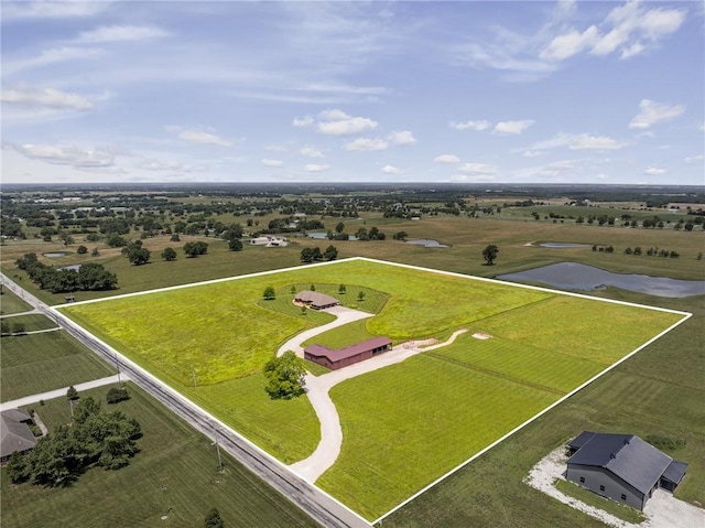 1001 E Park Rd, Garnett, KS 66032 - view of rural area featuring property boundaries highlighted