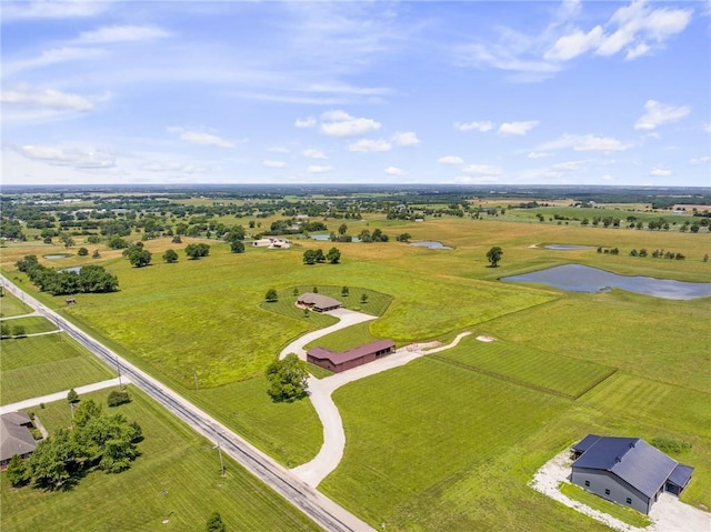 1001 E Park Rd, Garnett, KS 66032 - view of rural area with a nearby body of water