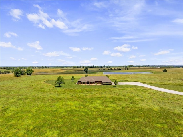 1001 E Park Rd, Garnett, KS 66032 - drone / aerial view of a nearby body of water
