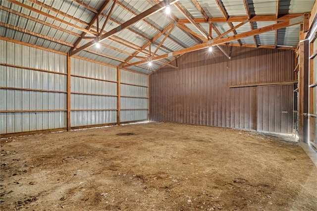 1001 E Park Rd, Garnett, KS 66032 - garage with metal wall
