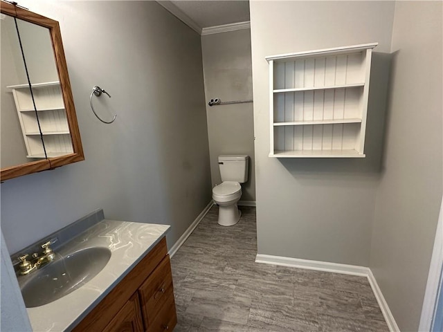 131 E Warren St, Gardner, KS 66030 - bathroom featuring ornamental molding and vanity
