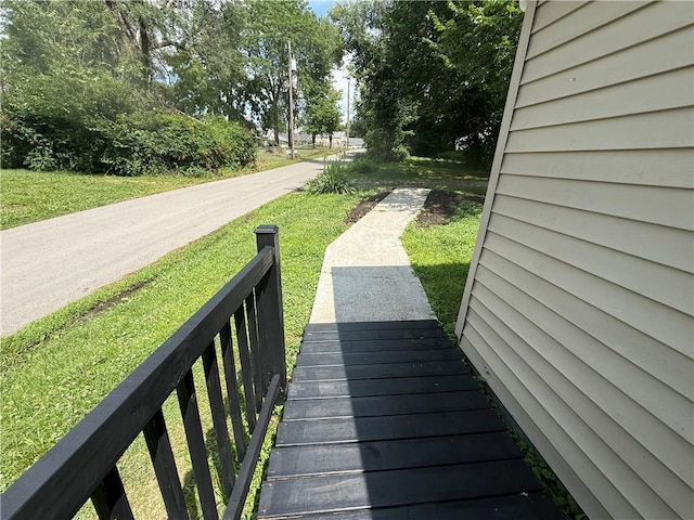 303 Bell St, Richmond, MO 64085 - view of wooden deck