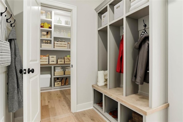 16941 S Brentwood St, Olathe, KS 66062 - mudroom featuring light wood finished floors and baseboards