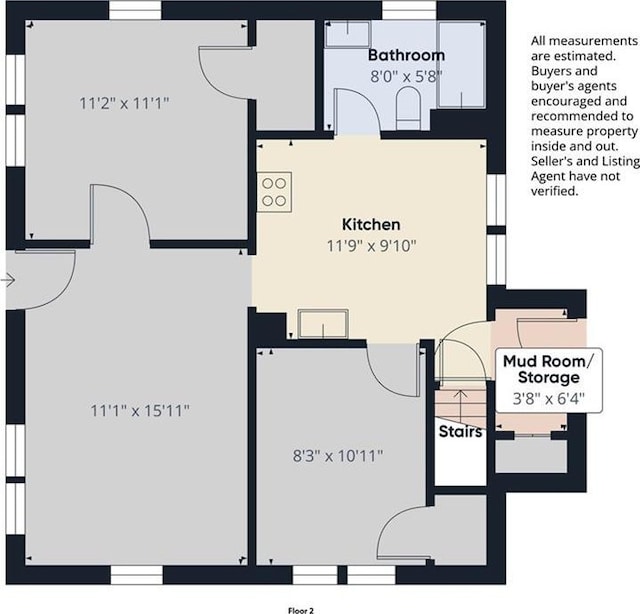 411 S Bismark, Concordia, MO 64020 - view of floor plan / room layout