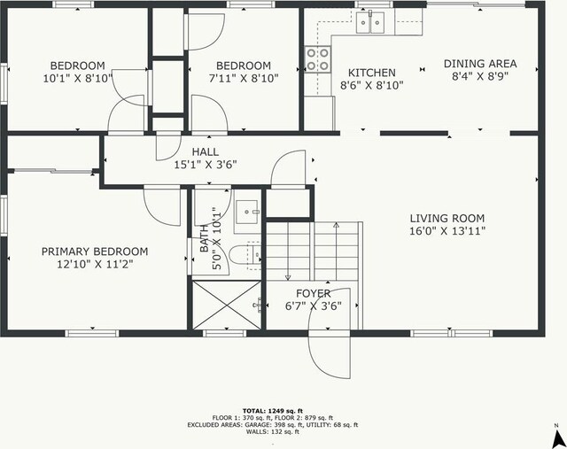 19308 E 18th St N, Independence, MO 64058 - view of property floor plan