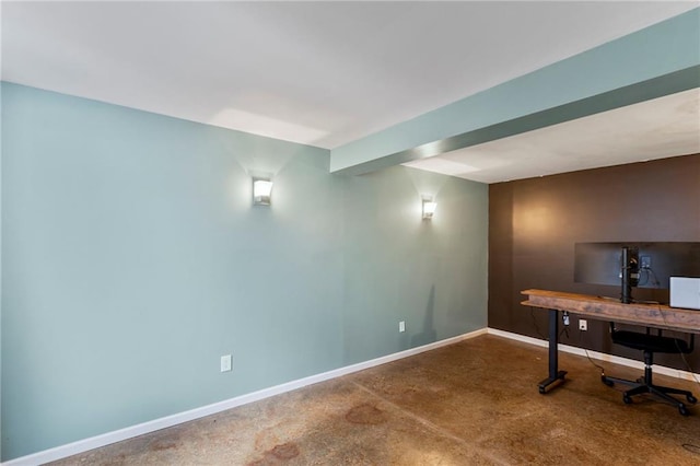 2712 SW Carlton Dr, Lees Summit, MO 64082 - unfurnished office featuring baseboards and carpet flooring