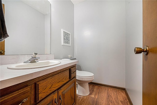 21830 155th St, Basehor, KS 66007 - bathroom with vanity and wood finished floors