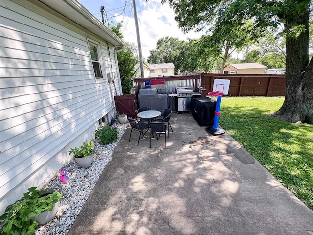701 N Godfrey St, Cameron, MO 64429 - view of patio / terrace with outdoor dining area
