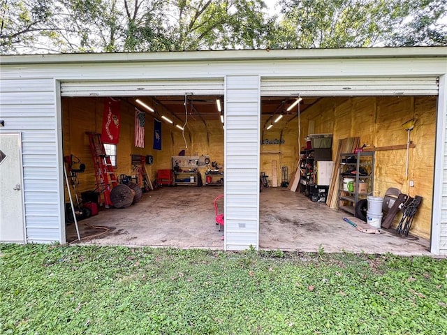 701 N Godfrey St, Cameron, MO 64429 - view of garage