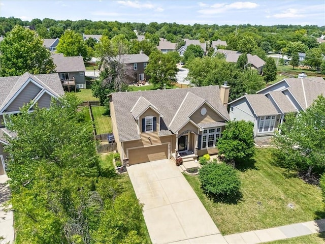16122 W 157th St, Olathe, KS 66062 - aerial view of residential area