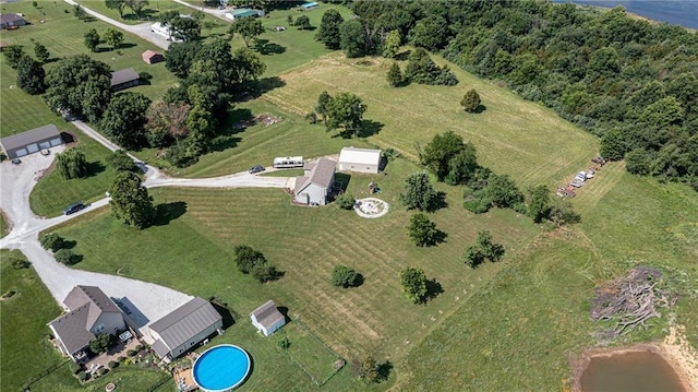 61 SW 446th Rd, Clinton, MO 64735 - aerial view of property's location with rural landscape