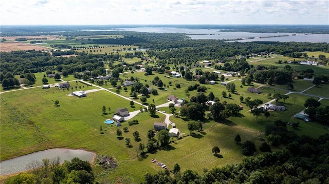 61 SW 446th Rd, Clinton, MO 64735 - aerial view of sparsely populated area with a large body of water