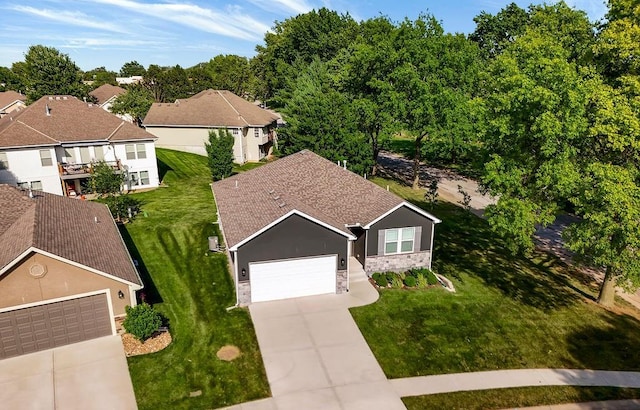 2214 SW 9th St, Blue Springs, MO 64014 - aerial perspective of suburban area