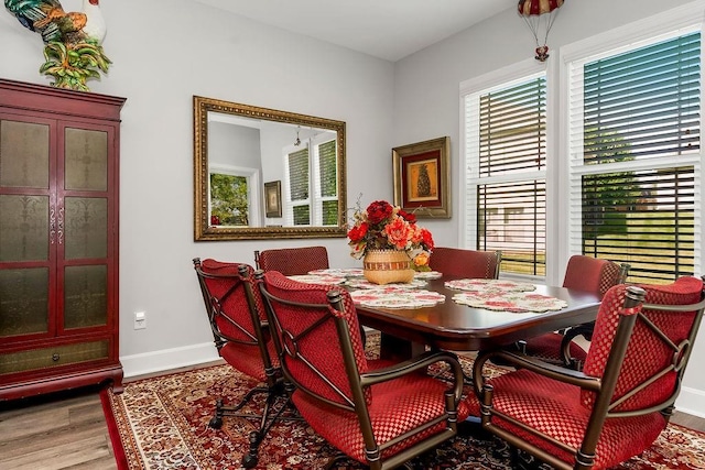 2214 SW 9th St, Blue Springs, MO 64014 - dining room with wood finished floors and baseboards