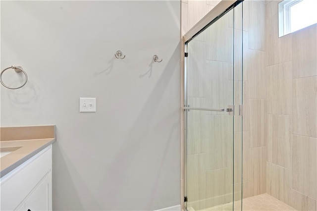 23103 W 125th Ter, Olathe, KS 66016 - bathroom with a shower stall and vanity