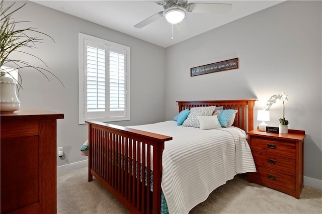 23103 W 125th Ter, Olathe, KS 66016 - bedroom featuring light colored carpet and ceiling fan