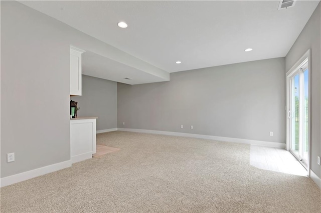 23103 W 125th Ter, Olathe, KS 66016 - unfurnished room featuring light colored carpet and recessed lighting