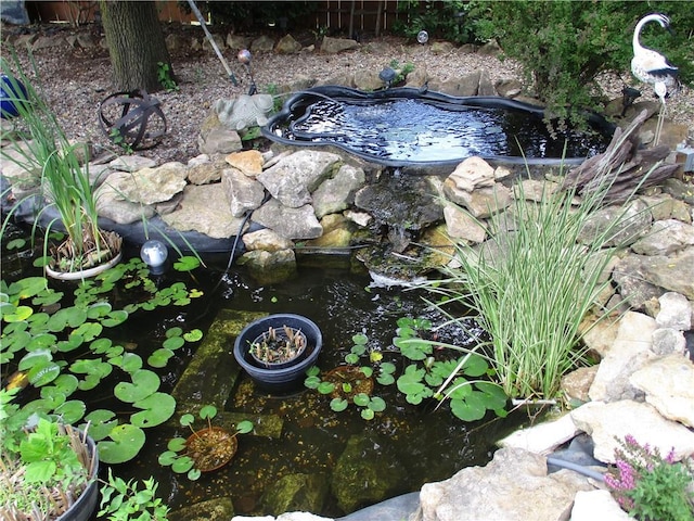 8265 Gleason Rd, Lenexa, KS 66227 - exterior view of a garden pond