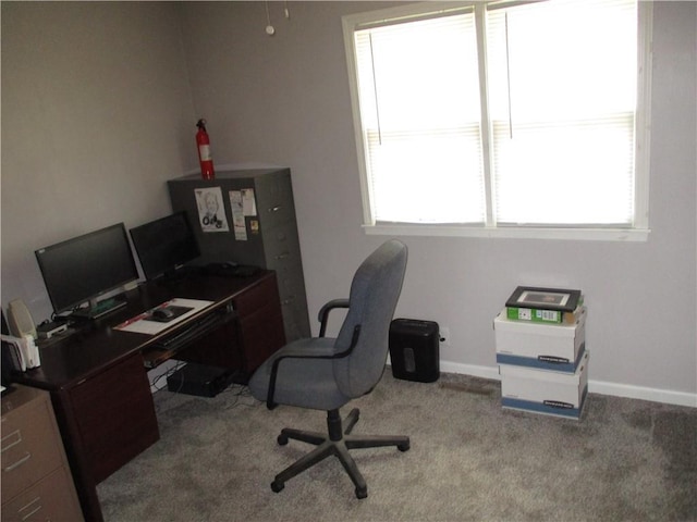 8265 Gleason Rd, Lenexa, KS 66227 - home office featuring carpet flooring and baseboards