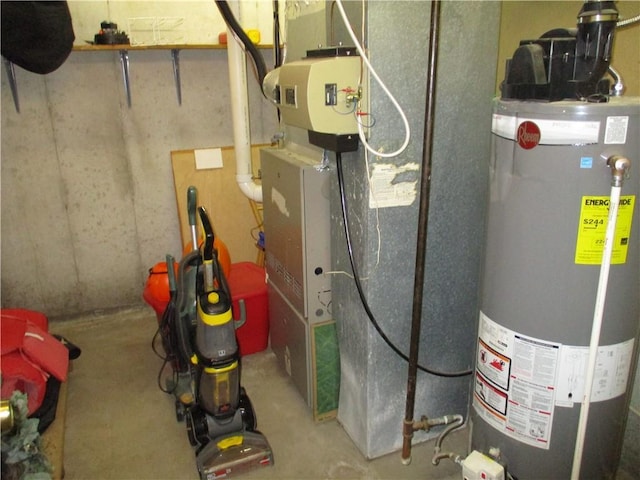 8265 Gleason Rd, Lenexa, KS 66227 - utility room featuring water heater