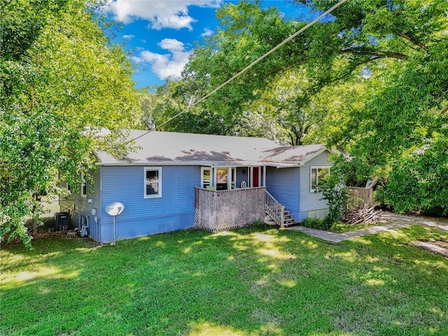 16128 Midland Dr, Shawnee, KS 66217 - view of front facade with a front lawn