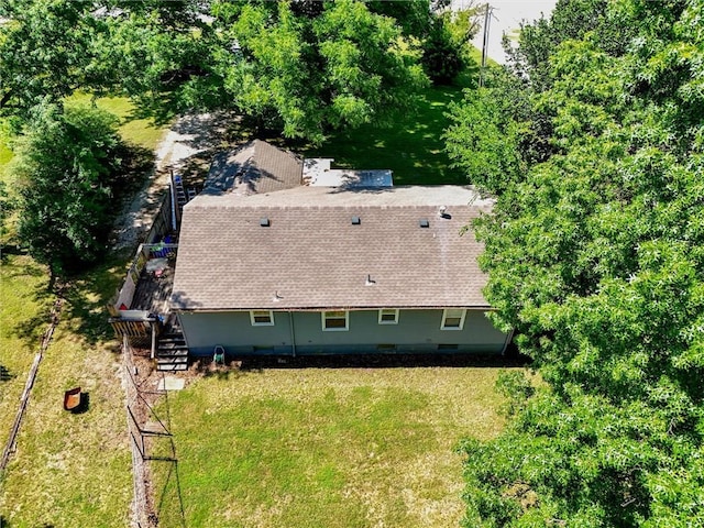 16128 Midland Dr, Shawnee, KS 66217 - view from above of property