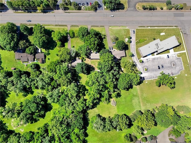 16128 Midland Dr, Shawnee, KS 66217 - bird's eye view of a tree filled landscape