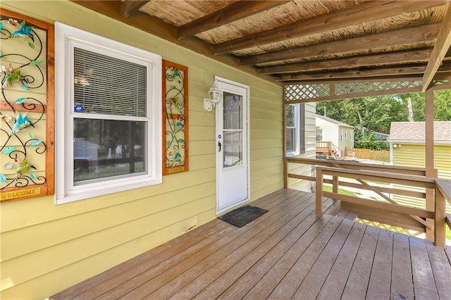2731 S Northern Blvd, Independence, MO 64052 - view of wooden terrace