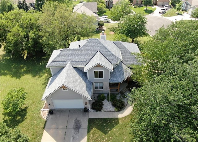 200 S Park Dr, Raymore, MO 64083 - aerial view of property and surrounding area