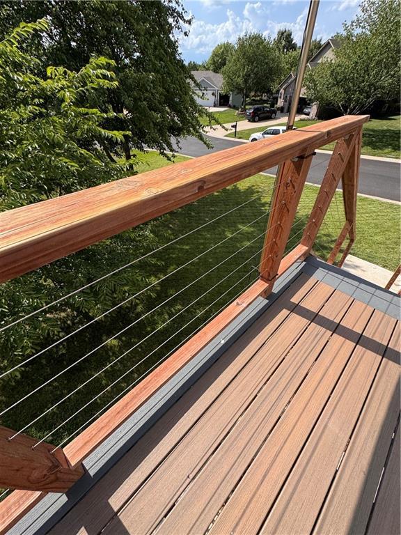 200 S Park Dr, Raymore, MO 64083 - view of wooden terrace