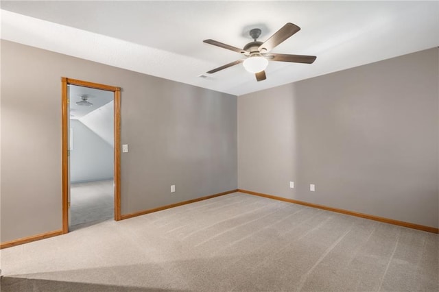 200 S Park Dr, Raymore, MO 64083 - unfurnished room with light colored carpet and ceiling fan
