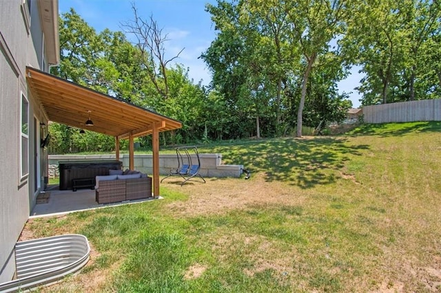 801 NW Hickory Ridge Dr, Grain Valley, MO 64029 - view of yard with a patio and outdoor lounge area