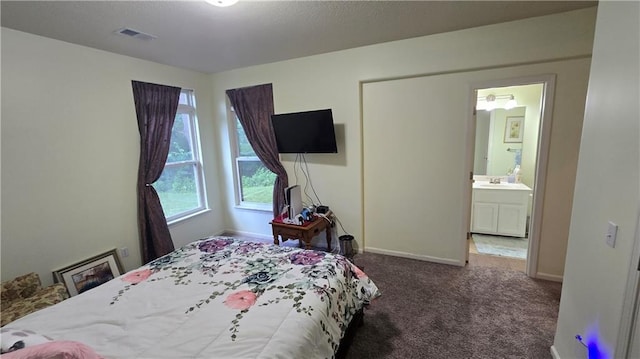 16810 NE 170th Ter, Holt, MO 64048 - bedroom featuring carpet floors and a sink