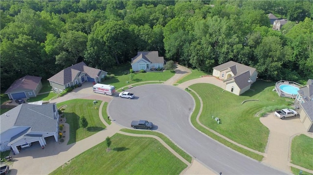 16810 NE 170th Ter, Holt, MO 64048 - aerial view of property's location featuring nearby suburban area and a forest