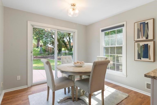 5501 W 86th St, Overland Park, KS 66207 - dining space featuring light wood-style floors