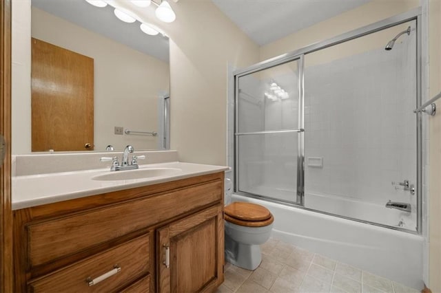 13217 S Locust St, Olathe, KS 66062 - full bathroom with vanity and enclosed tub / shower combo