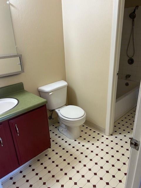 3600 Gabriel Ave Unit 303, Parsons, KS 67357 - full bath featuring vanity,  shower combination, and tile patterned floors