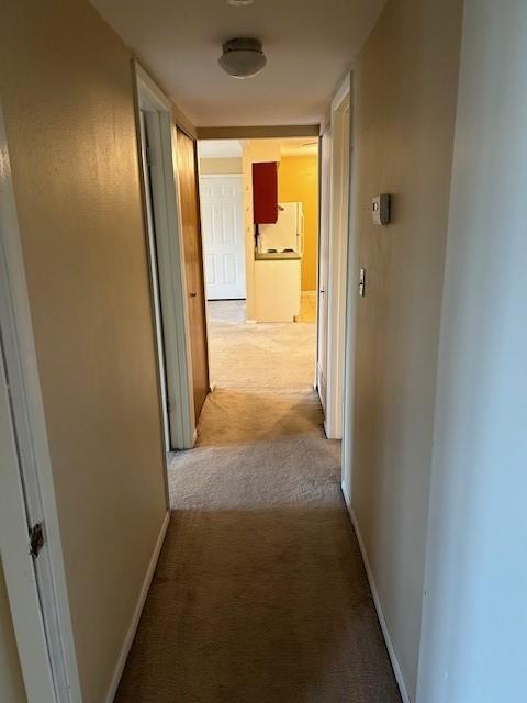 3600 Gabriel Ave Unit 303, Parsons, KS 67357 - hallway featuring light colored carpet and baseboards