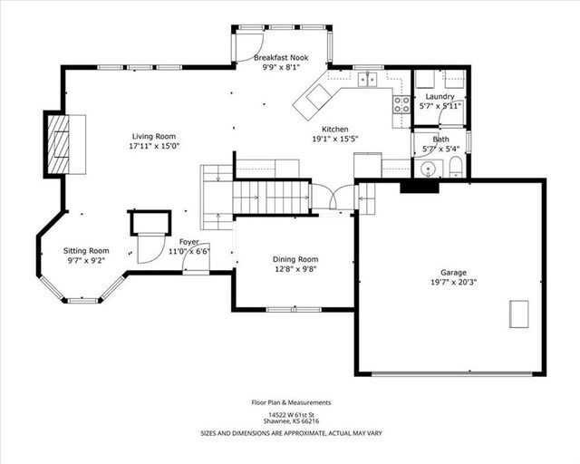 14522 W 61st St, Shawnee, KS 66216 - view of room layout