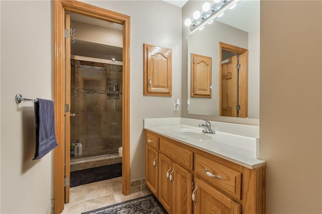 4902 Corinth Dr, Saint Joseph, MO 64506 - bathroom with vanity and a stall shower