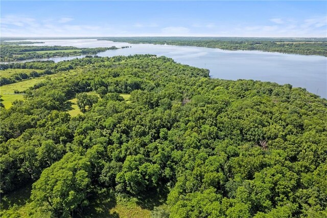 23404 Waverly Rd, Spring Hill, KS 66083 - bird's eye view of a large body of water and a heavily wooded area